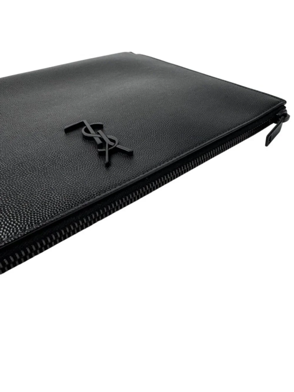 Saint Laurent YSL Monogram Clutch Black